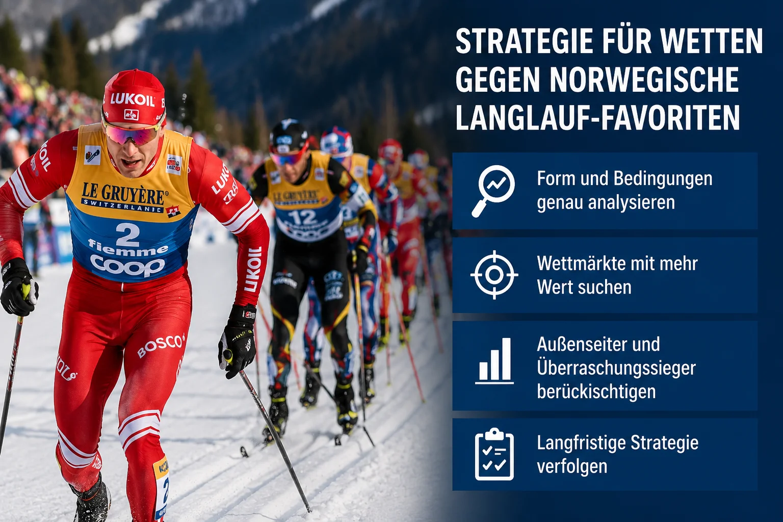 Strategie für Wetten gegen norwegische Langlauf-Favoriten