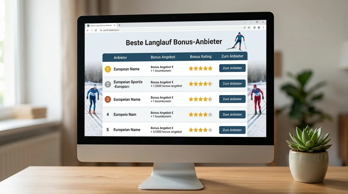 Top-Wettanbieter mit Bonusangeboten für Skilanglauf-Sportwetten