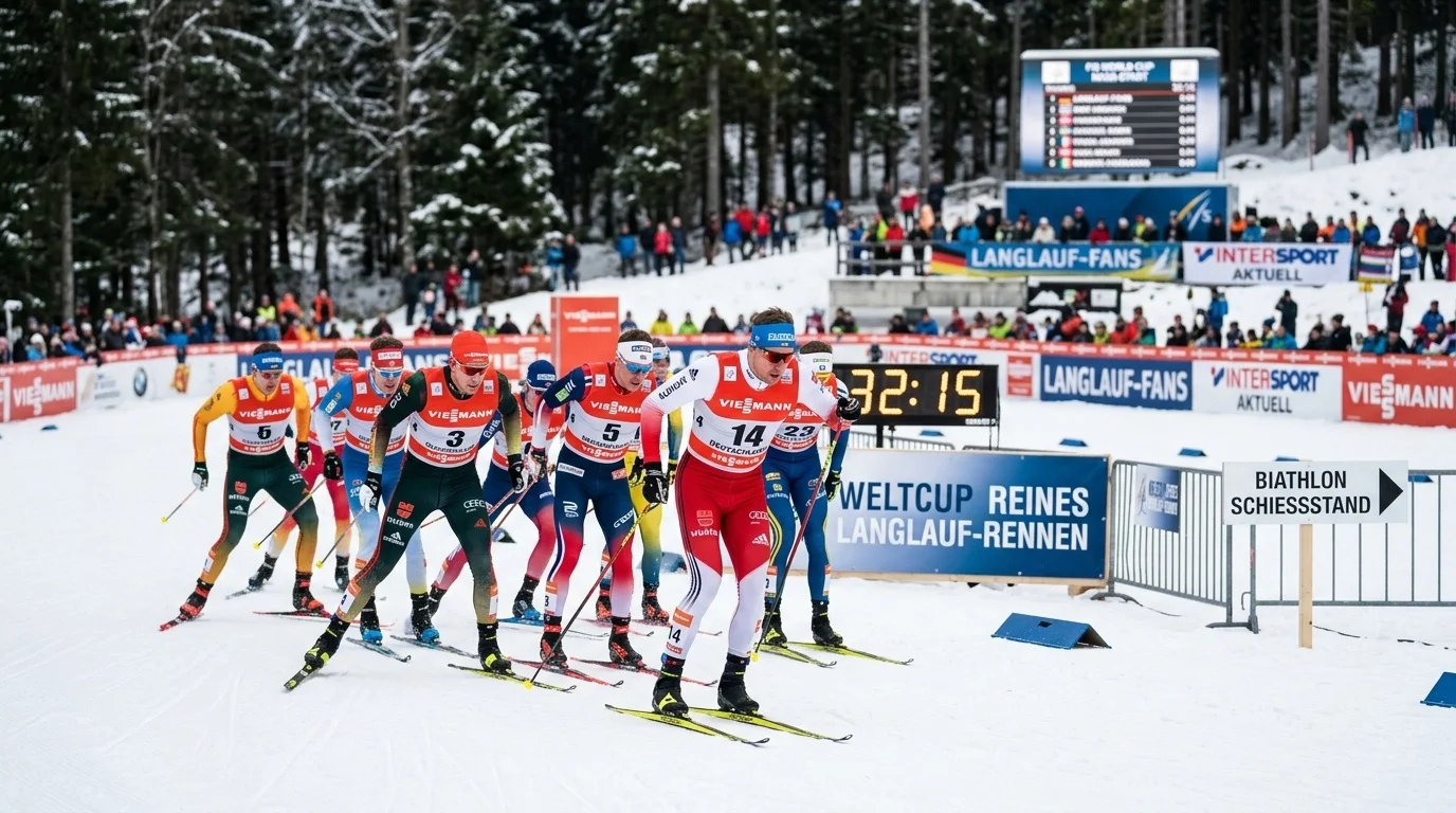 Reines Langlauf-Rennen im Vergleich zum kombinierten Biathlon-Format