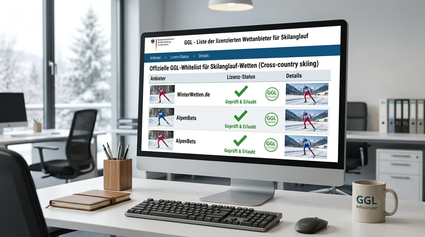 GGL-Whitelist mit lizenzierten Sportwetten-Anbietern in Deutschland
