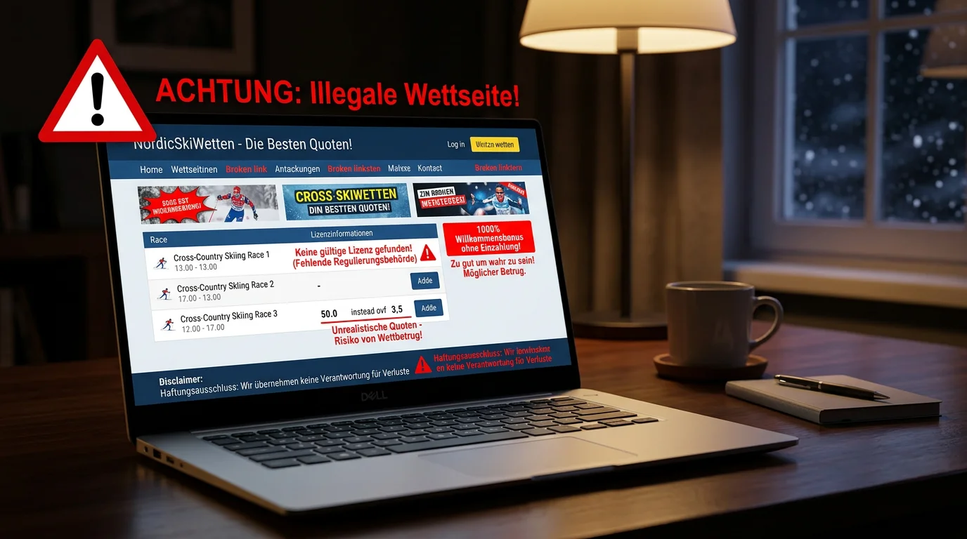 Warnsignale einer nicht lizenzierten Sportwetten-Website erkennen