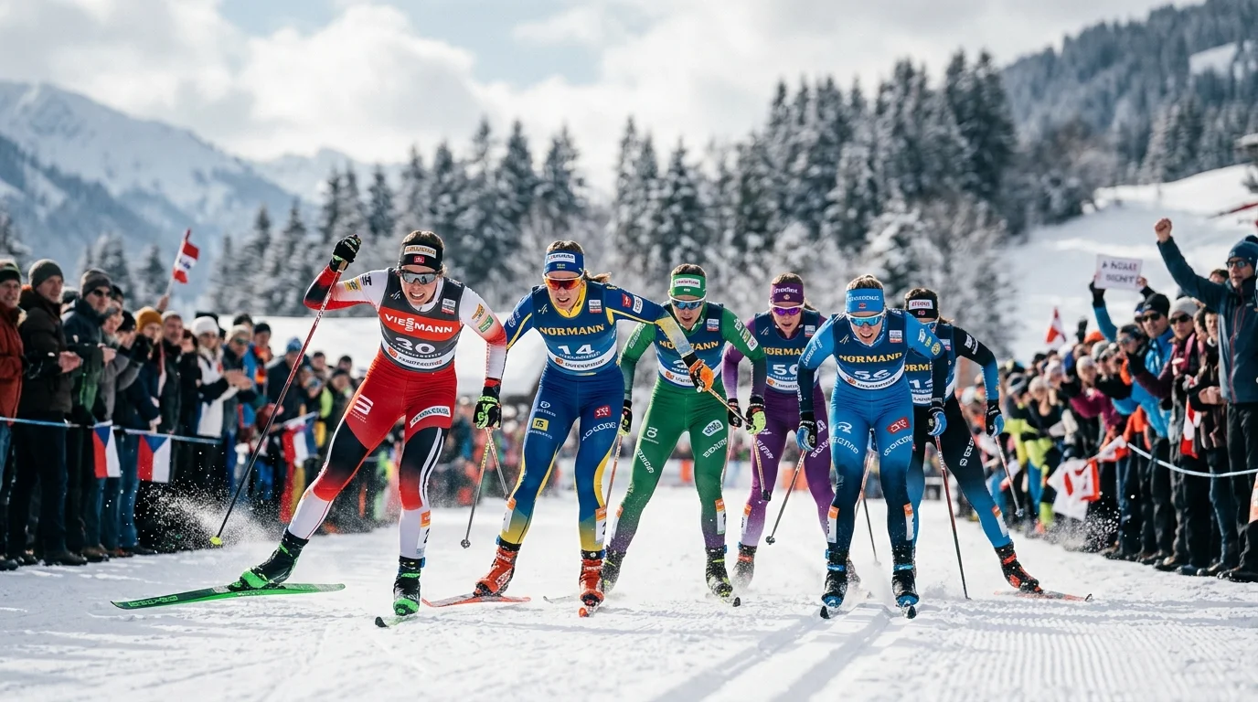 Langlauf-Sprint-Rennen als dynamischer Wettmarkt für Sportwetten