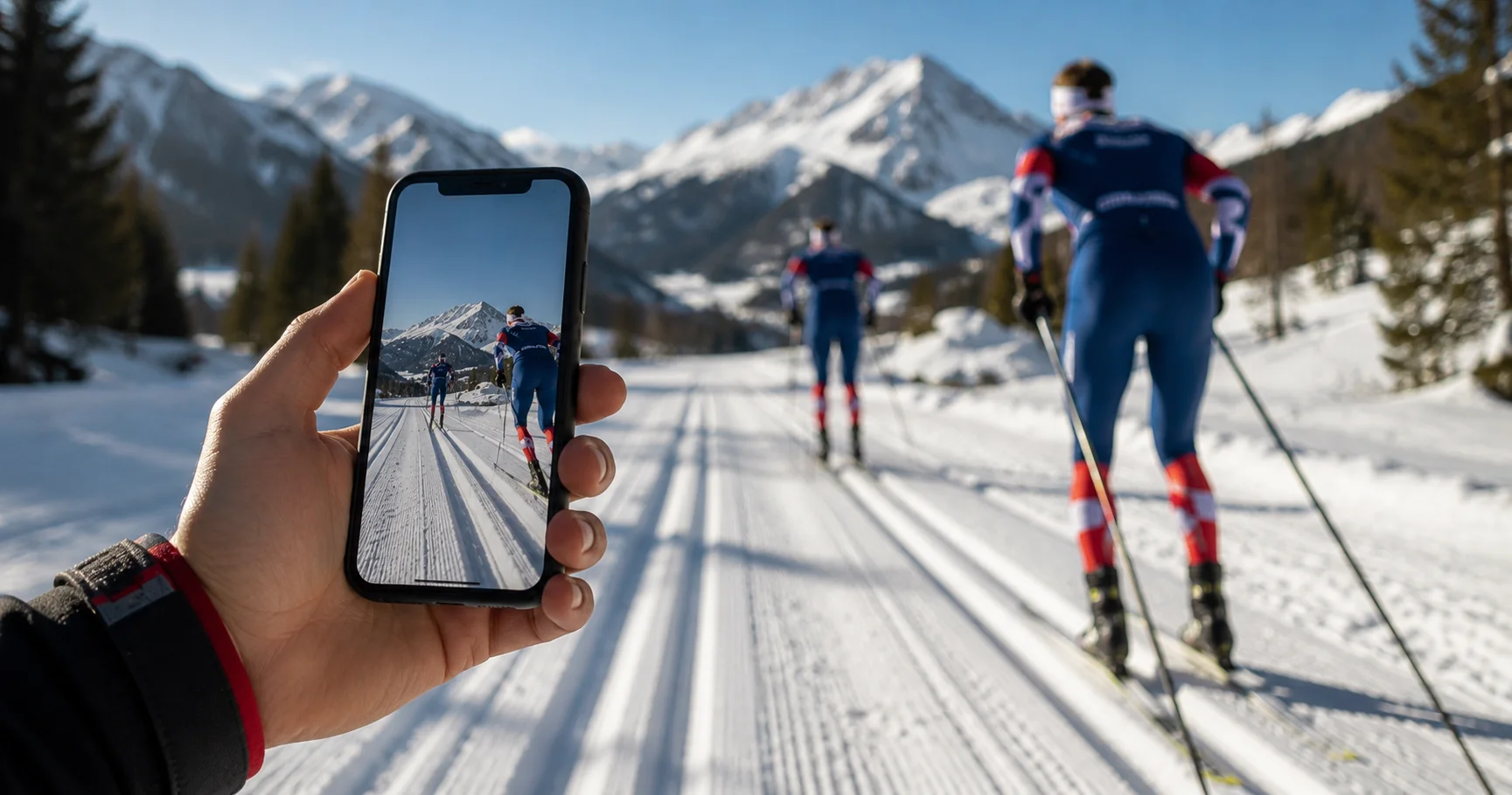 Mobile Wett-Apps für Langlauf-Sportwetten auf dem Smartphone