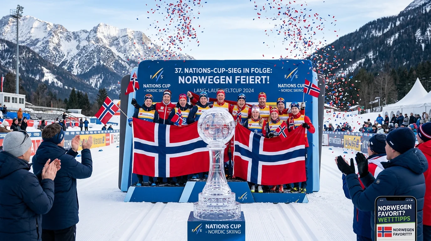 Norwegens 37. Nations-Cup-Sieg in Folge im Langlauf-Weltcup