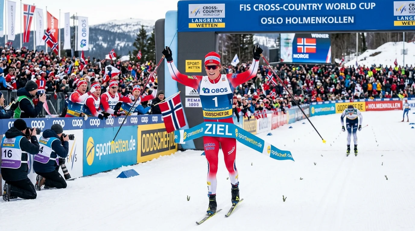 Norwegisches Langlauf-Staffelteam als dominante Nation im Weltcup