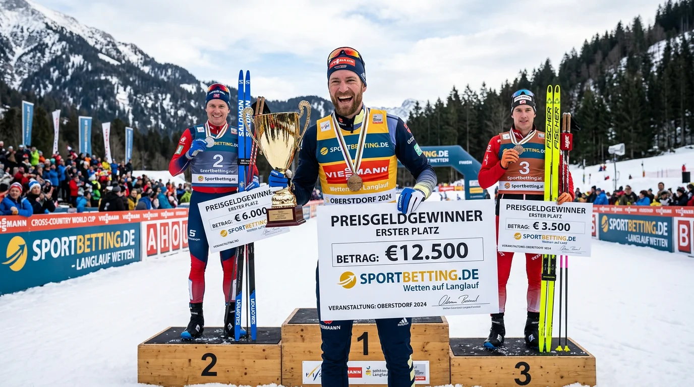 Preisgeld als Motivationsfaktor für Athleten auf dem Langlauf-Podium