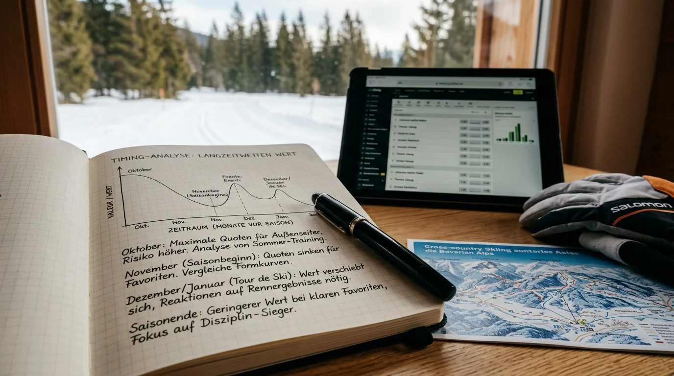 Timing-Analyse: Wann Langzeitwetten im Langlauf den besten Wert bieten