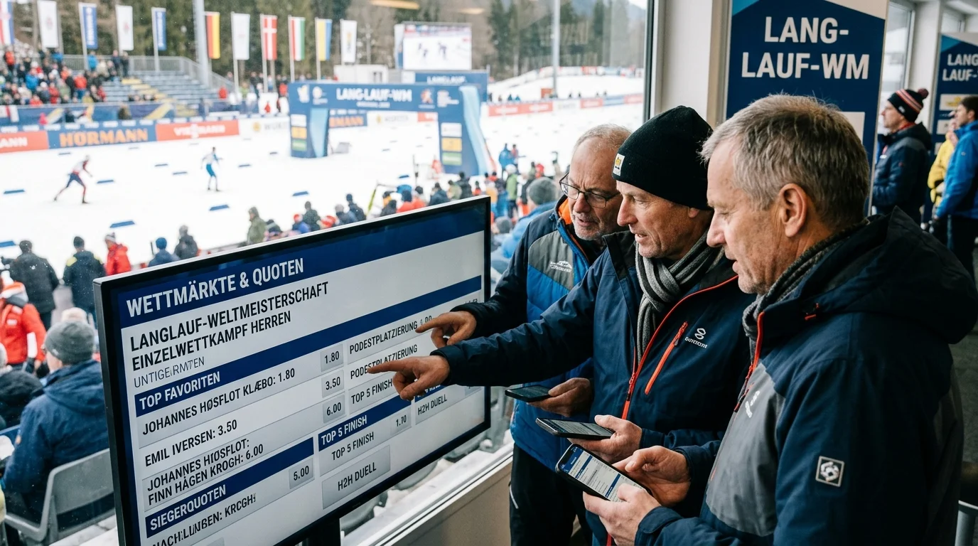 Wettmärkte und Quoten bei einer Langlauf-Weltmeisterschaft