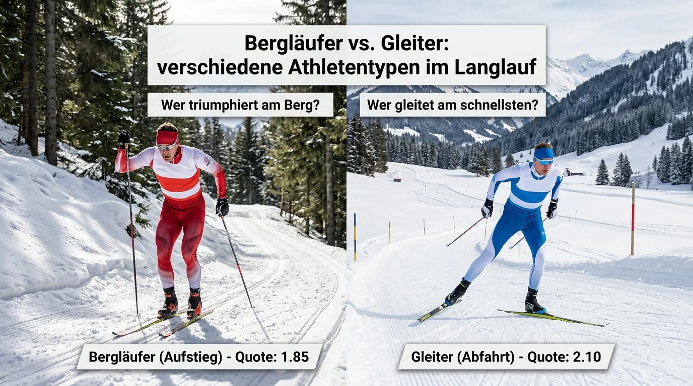 Streckenplan eines Langlauf-Weltcup-Austragungsorts mit Höhenmetern
